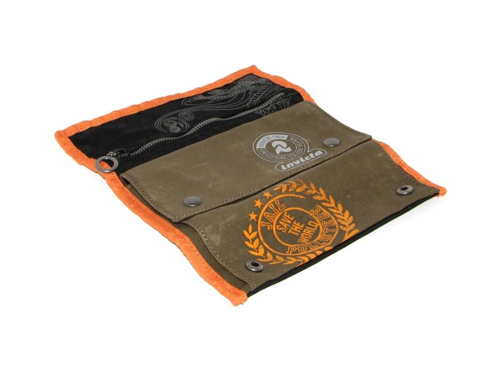Кошелек INVICTA POUCH SHIBUIA blk-green Кошелек INVICTA POUCH SHIBUIA blk-green